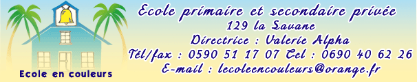 Ecole primaire - l'Ecole en couleur � Saint Martin - sxm