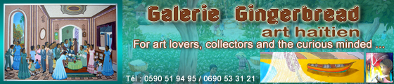 gingerbread gallery, Haitian art in saint Martin