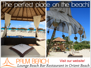 palm beach est un restaurant de plage de Orient Bay