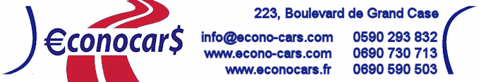 Econocars, agence de location d evoitures � Grand Case