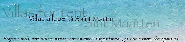 St Martin villa rental advertisment