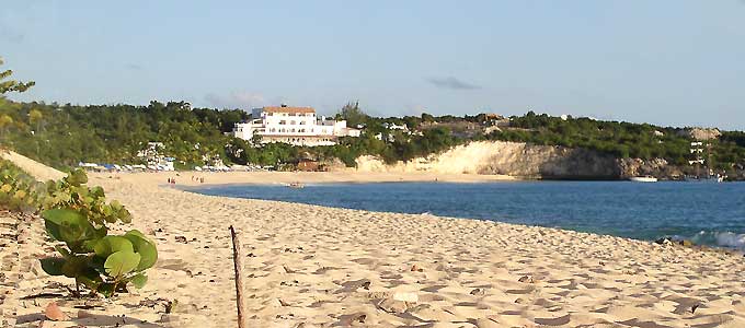 baie longue en fin de journe