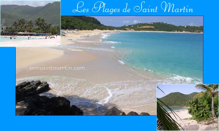 Les plages de st-martin - Antilles
