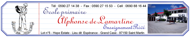 Ecole primaire Alphonse de Lamartine � Saint Martin - Ecole primaire priv�
