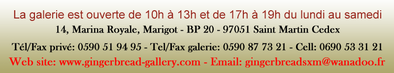gingerbread gallery sxm
